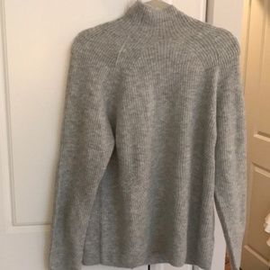 Women's topshop gray turtleneck sweater super soft
